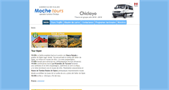 Desktop Screenshot of mochetourschiclayo.com.pe