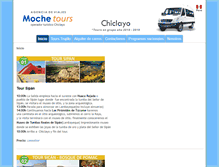 Tablet Screenshot of mochetourschiclayo.com.pe